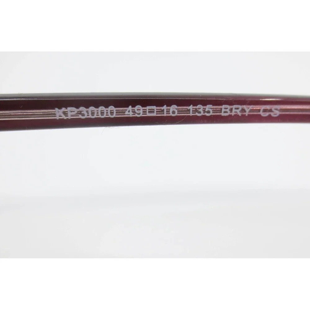 FGX KP3000 Berry Purple Rectangular Eyeglasses Frames 49-16-135 TG0721
